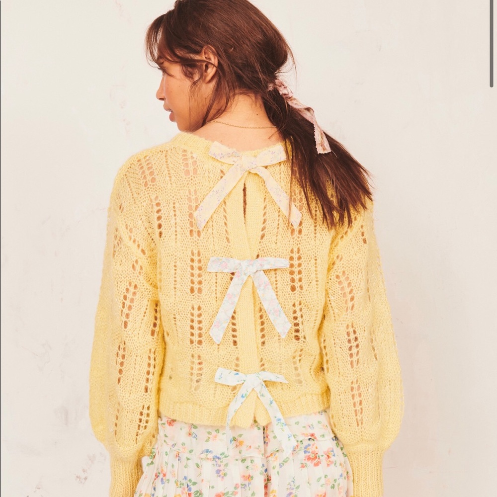 Loveshackfancy Eugenia Pullover Sweater